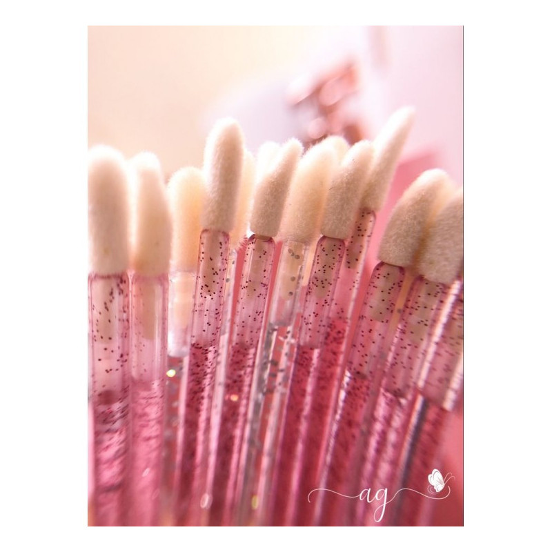 Micro Applicateurs Brosses Lèvres et Sourcils 50 pièces