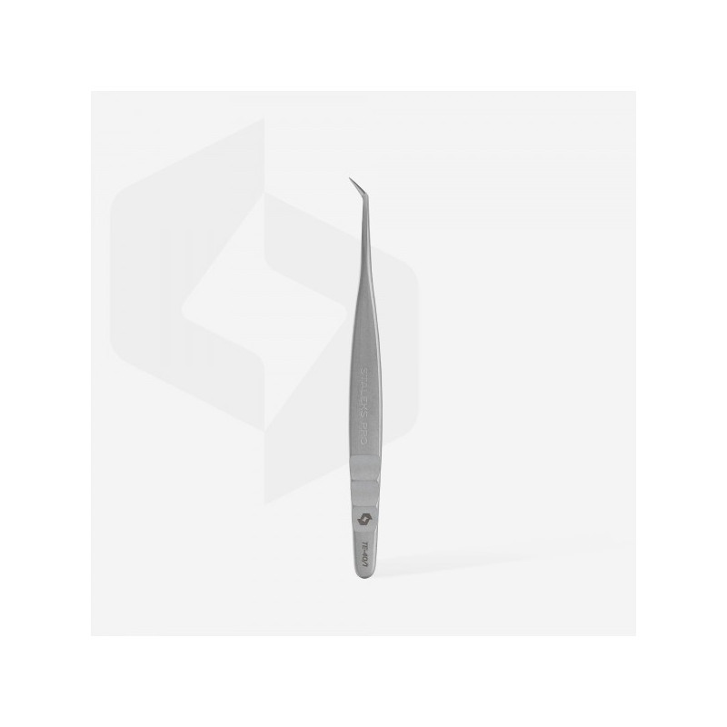 Pince Professionnelle Pour Extension De Cils EXPERT 40 TYPE 1 (En L, 50') -STALEKS PRO