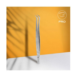 Pince Professionnelle Pour Extension De Cils EXPERT 40 TYPE 12 (Angle Droit, 65') -STALEKS PRO