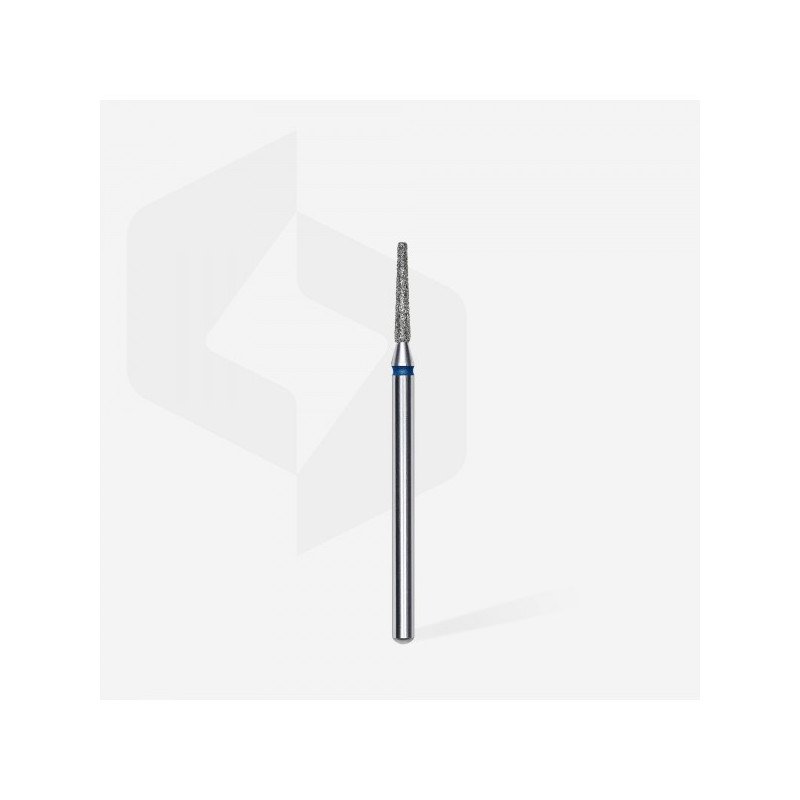 Diamond Nail Drill Bit, "Frustum", Blue, Head Diameter1.6 Mm, Working Part 10 Mm -STALEKS PRO