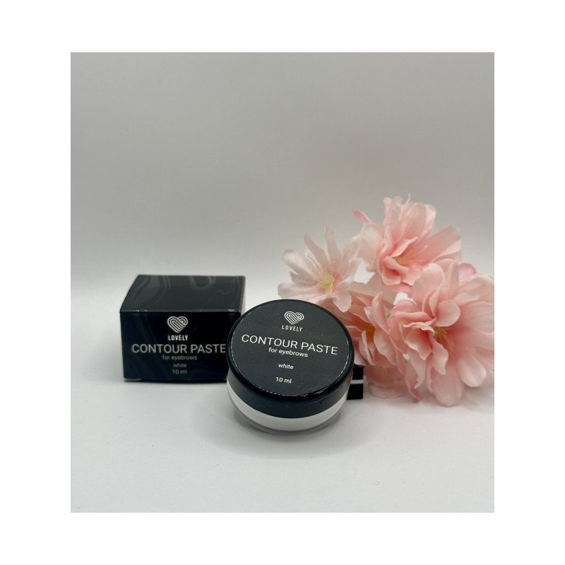 CONTOUR PASTE pour sourcils blanc Lovely, 10 ml