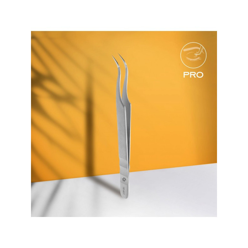 Pince Professionnelle Staleks Pour Extension De Cils EXPERT 41 TYPE 1 (Courbée)