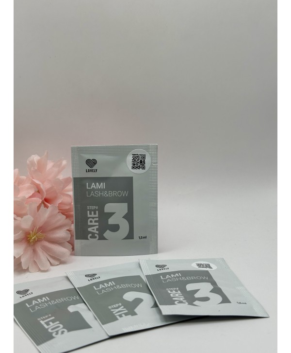 Composition pour  lamination LASH&BROW  №3 Sachet «Care», 1 g 