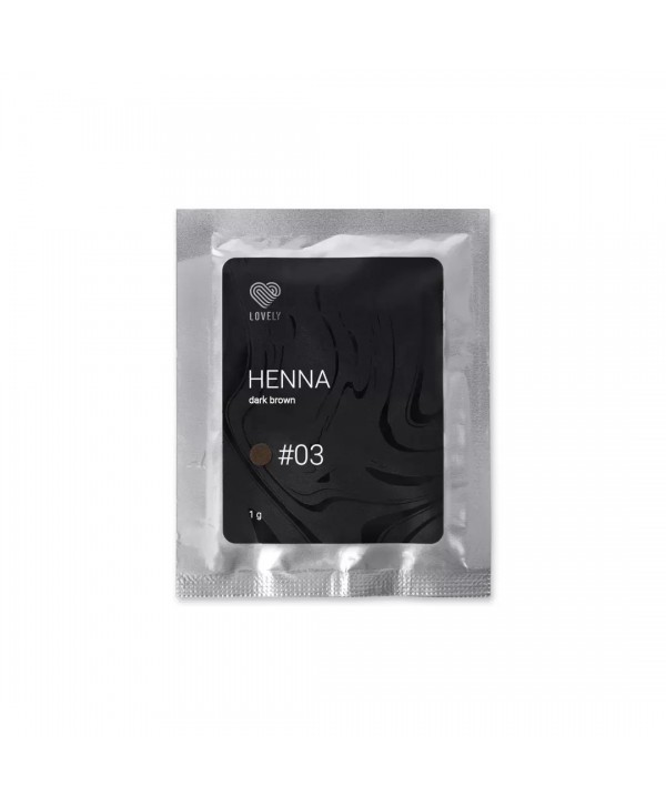 Henné pour les sourcils Lovely, en sachet (1 g)