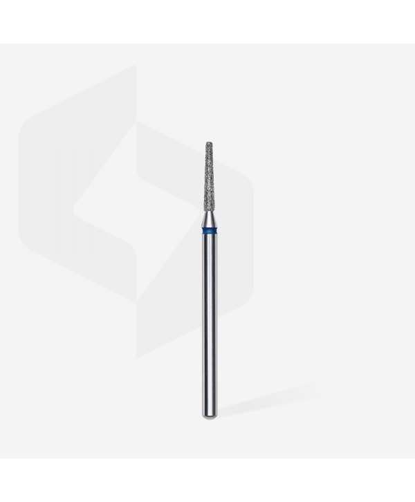 Diamond Nail Drill Bit, "Frustum", Blue, Head Diameter1.6 Mm, Working Part 10 Mm -STALEKS PRO