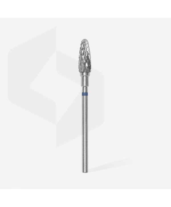  Carbide Nail Drill Bit, "Corn" Blue, Head Diameter 5 Mm / Working Part 13 Mm -STALEKS PRO