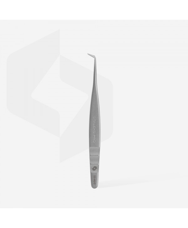 Pince Professionnelle Pour Extension De Cils EXPERT 40 TYPE 2 (En L, 70') -STALEKS PRO