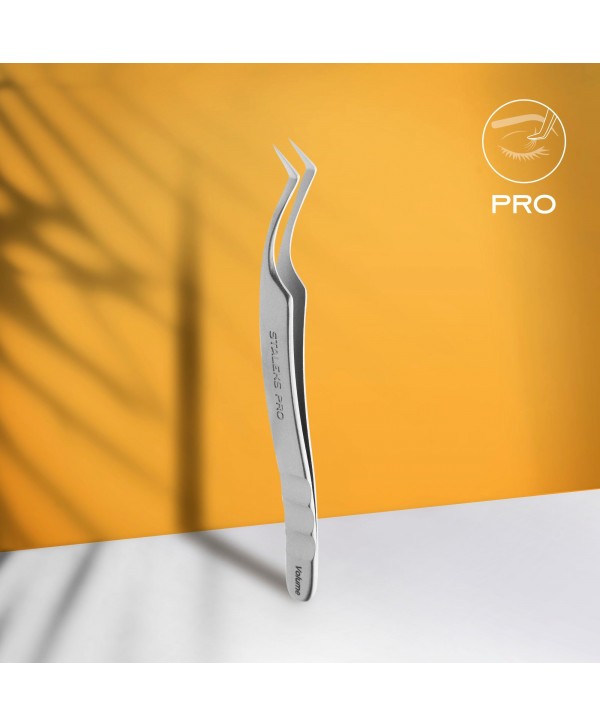 Pince Professionnelle Pour Extension De Cils EXPERT 41 TYPE 2 (En L, 40') -STALEKS PRO